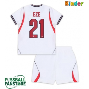 England Eberechi Eze #21 Replik Heimtrikot Kinder WM 2026 Kurzarm (+ Kurze Hosen)